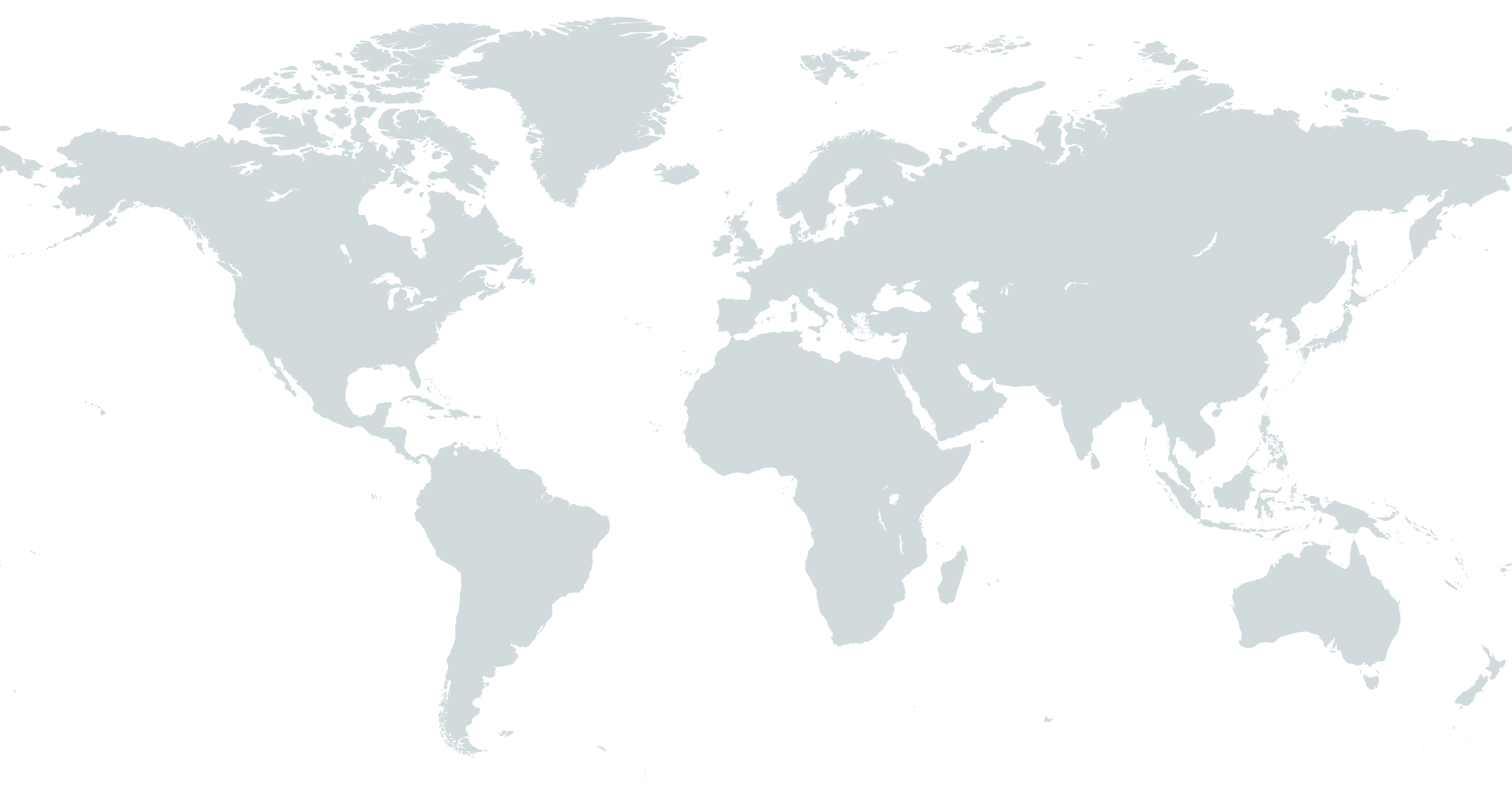 Grayscale world map used as the background for interactive pins marking Divjot Singh's travel destinations